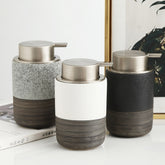 Ceramic Mousse Bottle Household Relief Pressed Dispenser