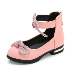 Black Korean Soft Sole Princess Shoes For Children And Girls