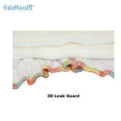 EezKoala Eco-Friendly Newborn Bamboo Velour Fitted  Cloth Diaper  Reusable Tiny AI2 Baby AIO Diaper Washable Fit 2.5-5kg Baby