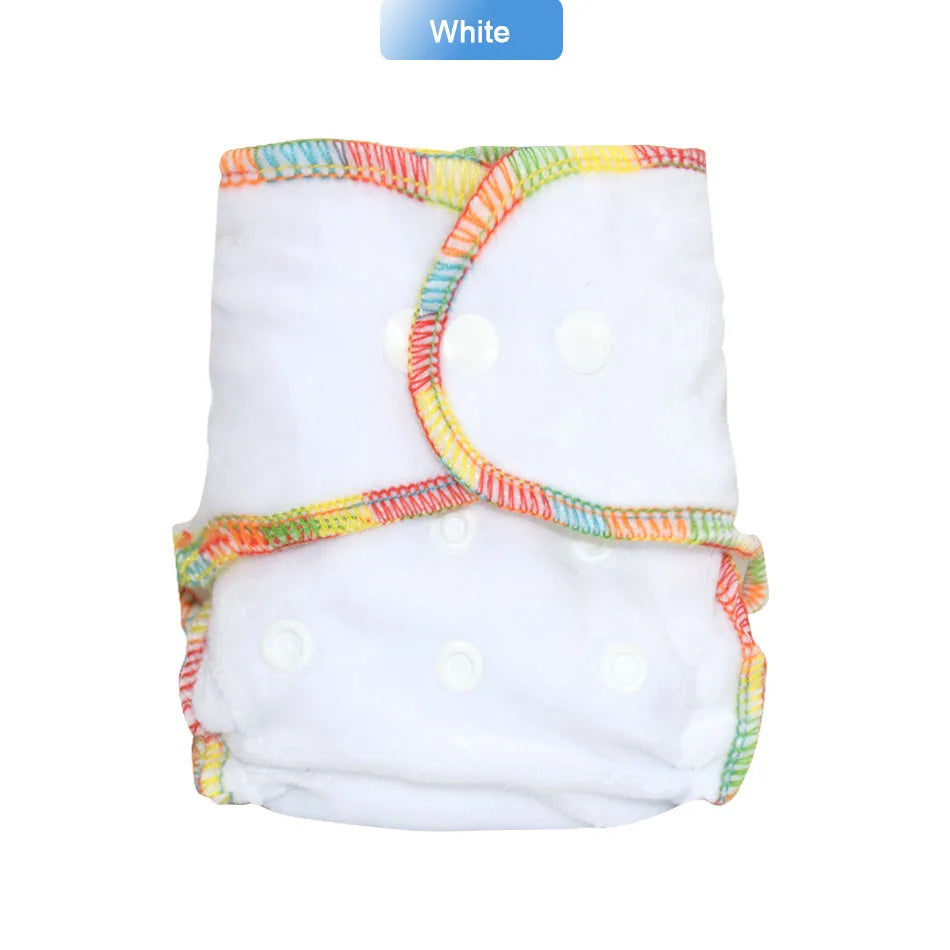 EezKoala Eco-Friendly Newborn Bamboo Velour Fitted  Cloth Diaper  Reusable Tiny AI2 Baby AIO Diaper Washable Fit 2.5-5kg Baby