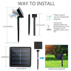 Courtyard Solar Christmas Decoration Lantern String